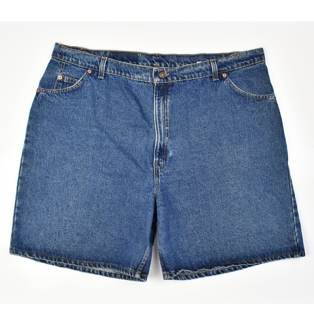 Levi's Vintage Orange Tab Denim Shorts 922 Tapered Fit 24 - Picture 2 of 6